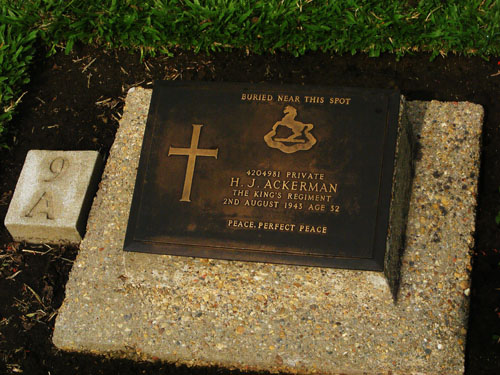 Henry J Ackerman Memorial